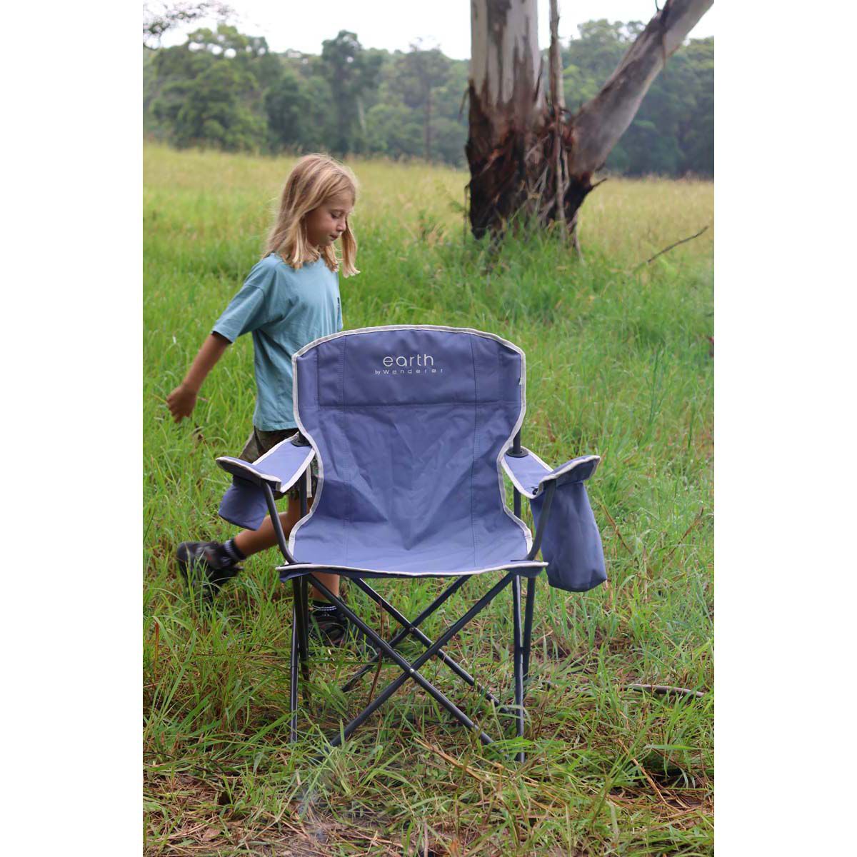 earth by Wanderer&reg; REPREVE&reg; Recycled Fabric Cooler Arm Chair 120kg, , bcf_hi-res