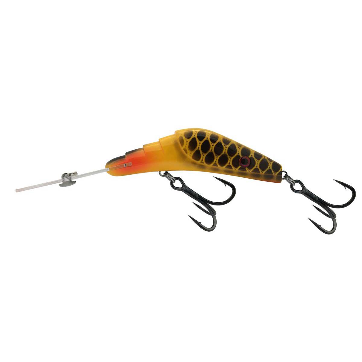Warlock Cod Lolly 20+ Hard Body Lure 120mm Yellow Black, Yellow Black, bcf_hi-res