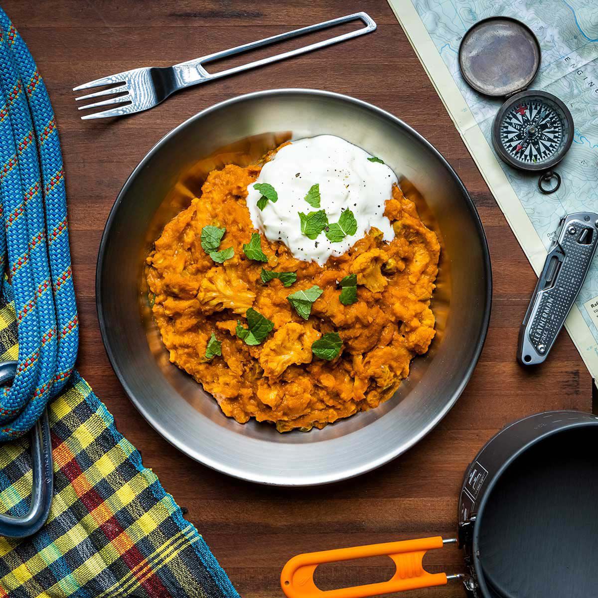 Campers Pantry Freeze Dried Cauliflower Pea Dahl Single Serve, , bcf_hi-res