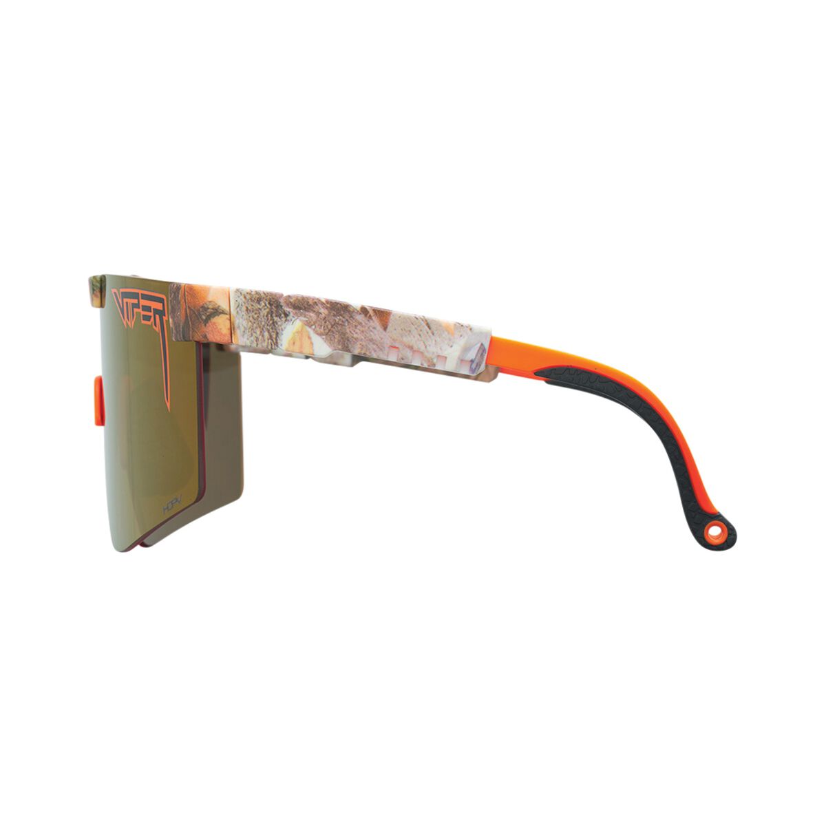 Pit Viper The Actualbush Original Polarised Sunglasses 2.0 Narrow Gold, Gold, bcf_hi-res