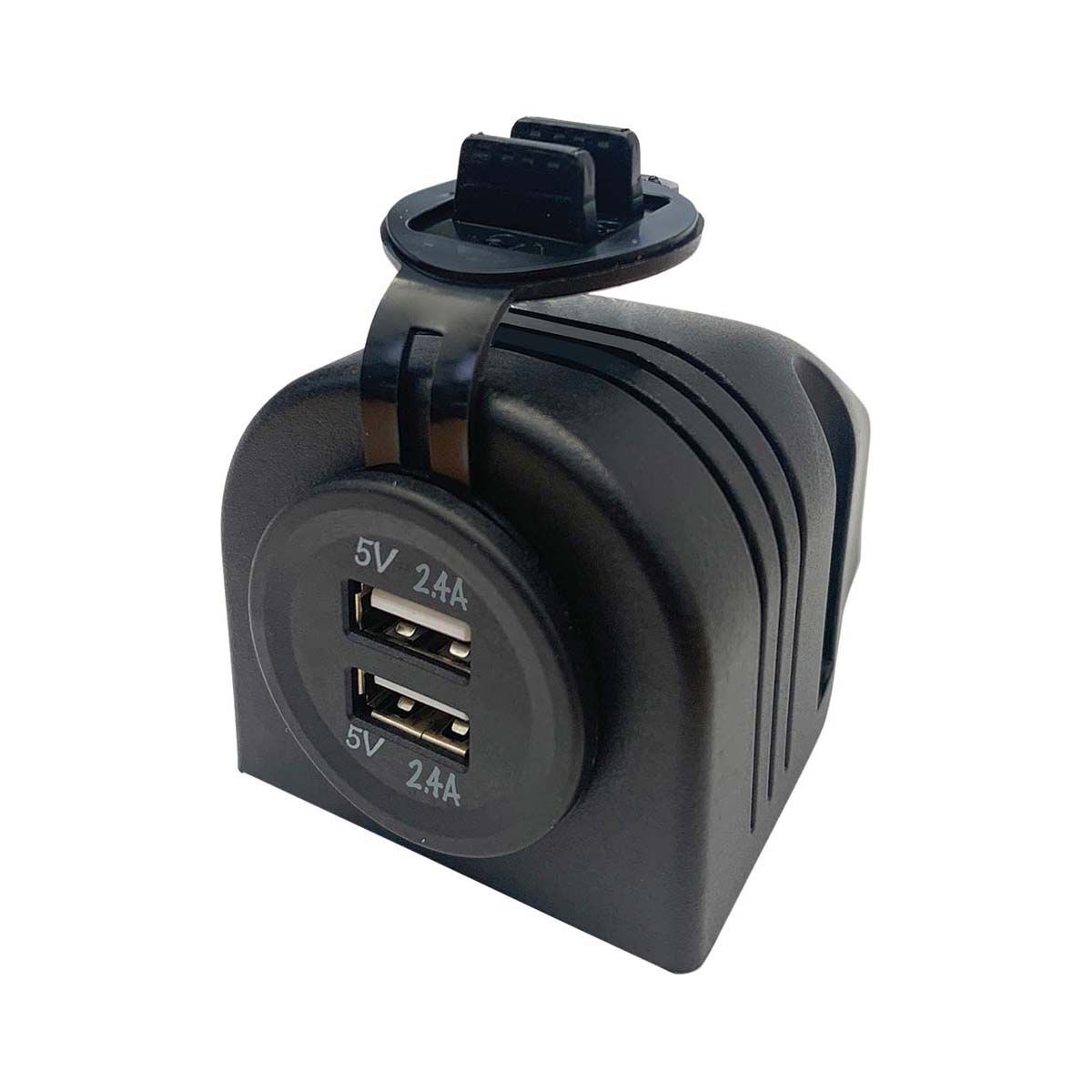 KT Cables 1A - 2.1A 12V Surface Mount Dual LED USB, , bcf_hi-res