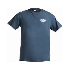 Quiksilver Men’s Rough Seas Short Sleeve Tee Midnight Navy S, Midnight Navy, bcf_hi-res