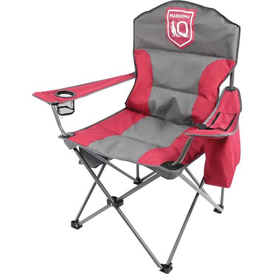 NRL State of Origin QLD Camp Chair 130kg, , bcf_hi-res