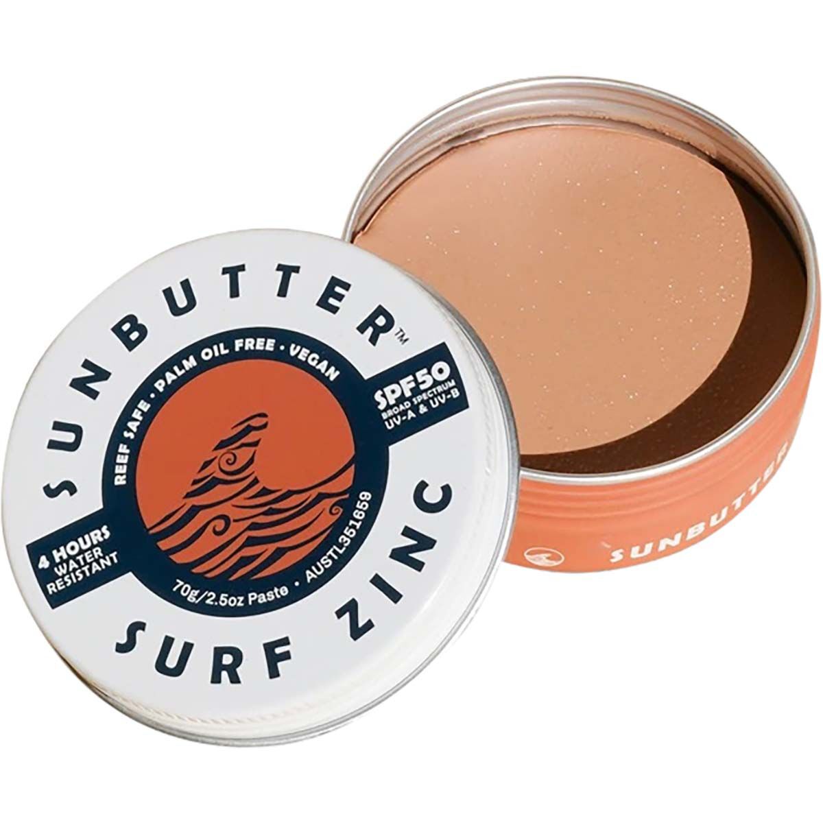 SunButter SPF50 Reef Safe Tinted Surf Zinc 70g, , bcf_hi-res