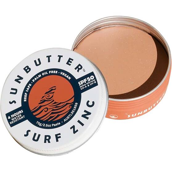 SunButter SPF50 Reef Safe Tinted Surf Zinc 70g, , bcf_hi-res