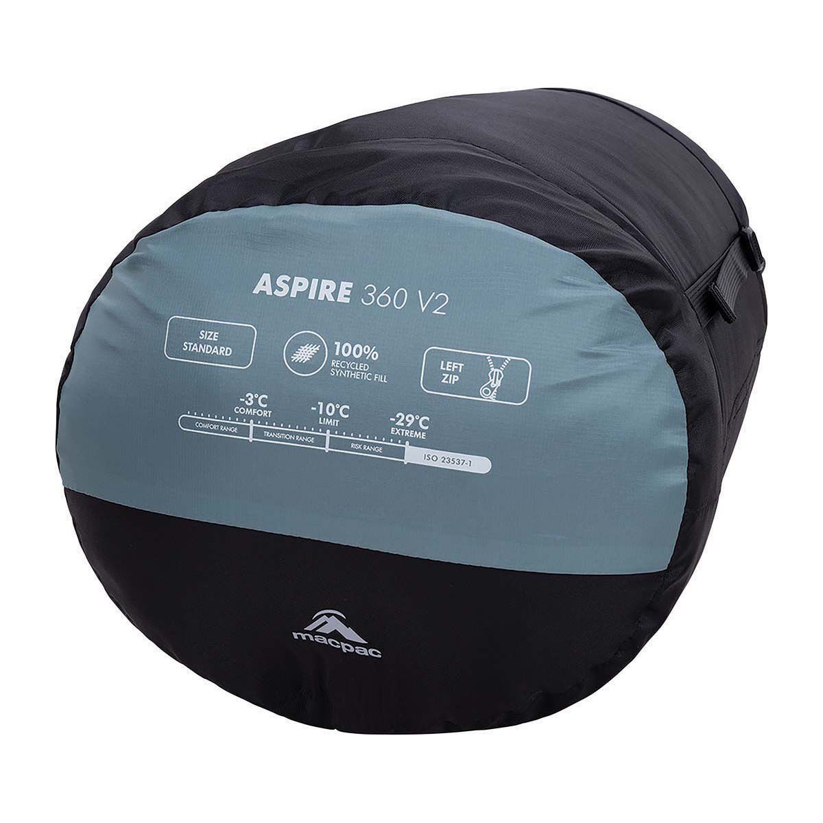 Macpac Aspire 360 Standard -3&deg;C Sleeping Bag, , bcf_hi-res