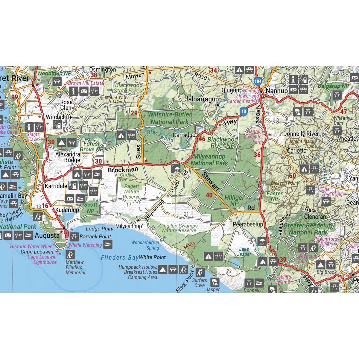 Hema South West Western Australia Map (1st Edition), , bcf_hi-res