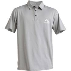 Quiksilver Men's Baitball Polo Rashie, Sharkskin, bcf_hi-res