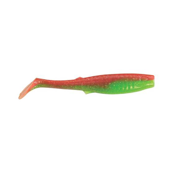 Berkley Gulp! Paddletail Shad Soft Plastic Lure 4in Nuclear Chicken, Nuclear Chicken, bcf_hi-res