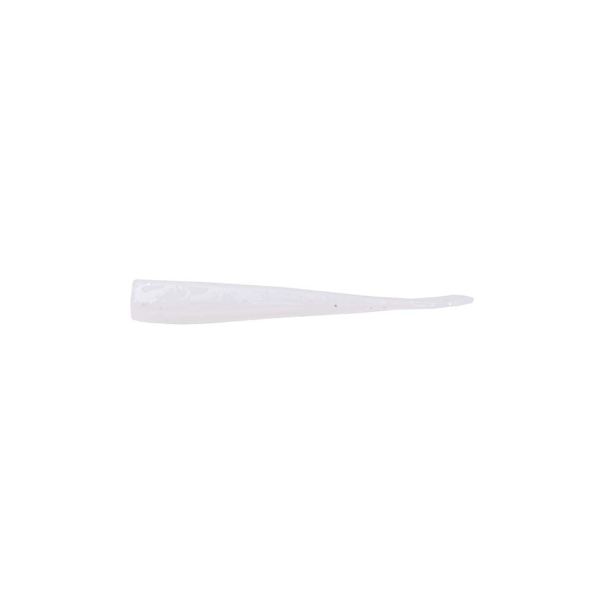 Berkley Gulp! Zagger Soft Plastic Lure 2.5in Trans White Silver Fleck, Trans White Silver Fleck, bcf_hi-res
