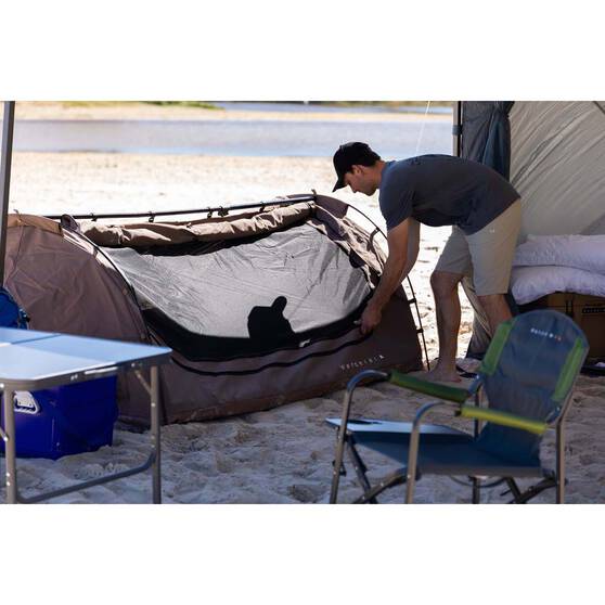 Wanderer Lightweight Directors Chair with Side Table 135kg, , bcf_hi-res