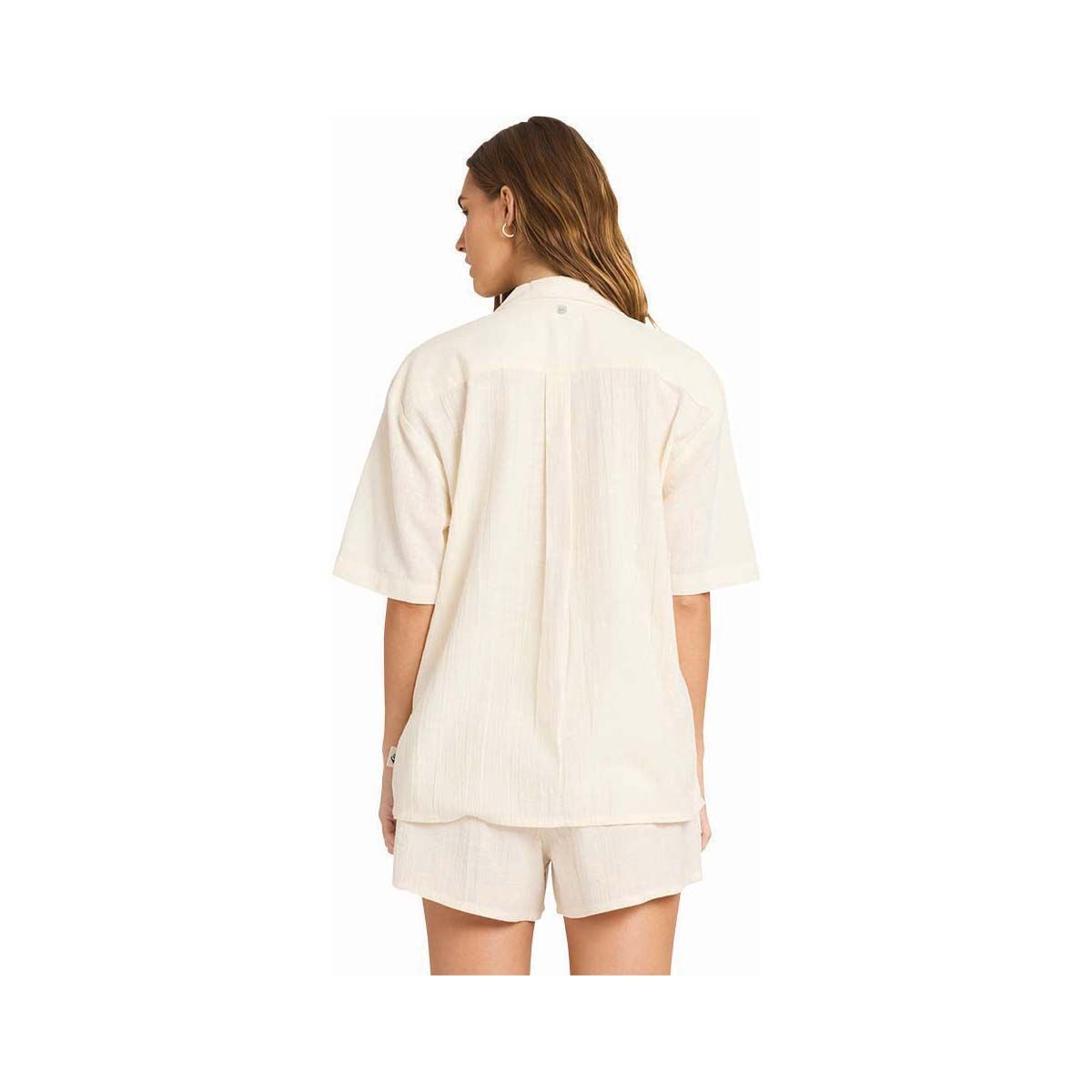 Quiksilver Women&rsquo;s Serene Short Sleeve Tee, Birch White, bcf_hi-res