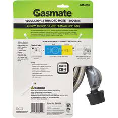 Gasmate Braided Hose with LCC27 Regulator, , bcf_hi-res