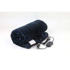 Wanderer 12V Heated Blanket 150x110cm Blue, Blue, bcf_hi-res