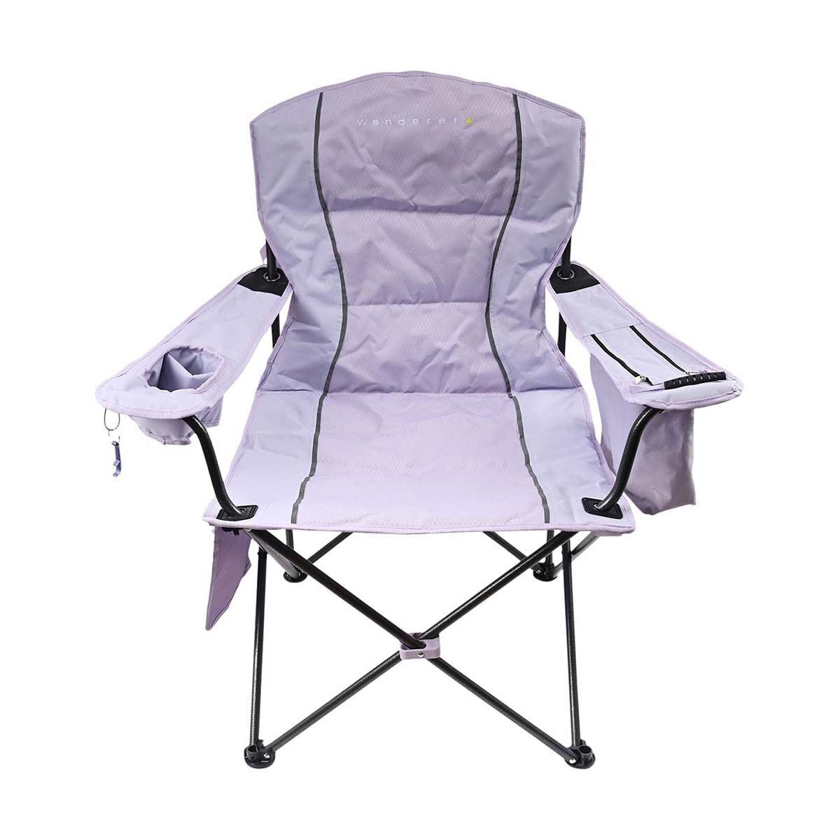 Wanderer Premium Cooler Arm Chair Lilac 120kg, , bcf_hi-res