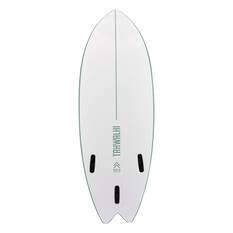 Tahwalhi Junior Surfboard 5ft Khaki/White, , bcf_hi-res