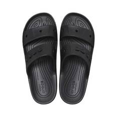 Crocs Women's Platform Baya Sandals Black W11, Black, bcf_hi-res
