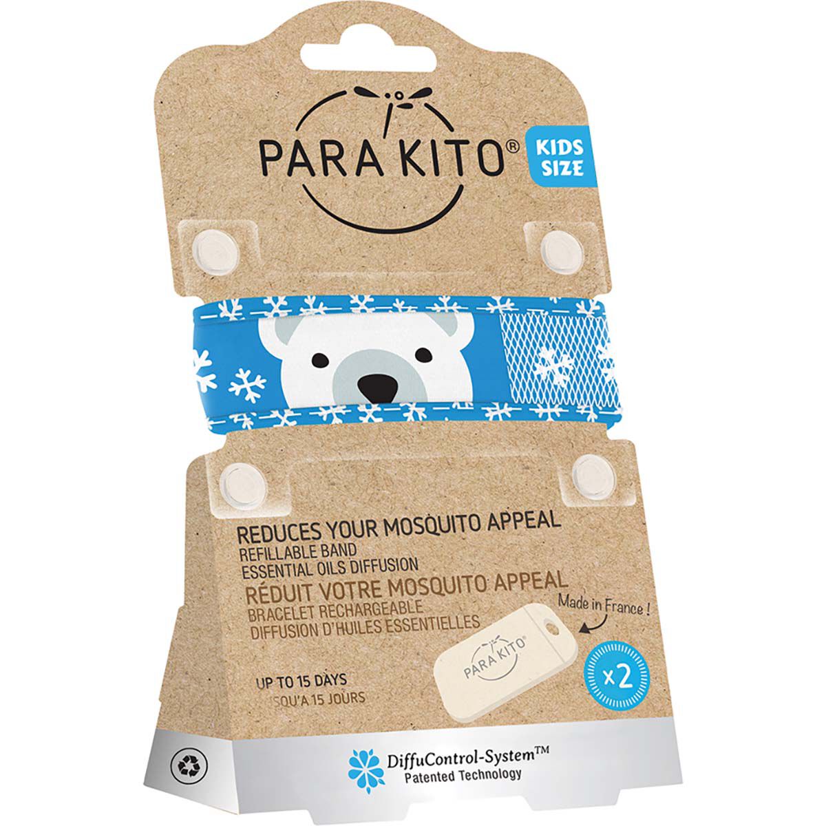 Para'kito Mosquito Kids Wristband&nbsp; Polar Bear, Polar Bear, bcf_hi-res