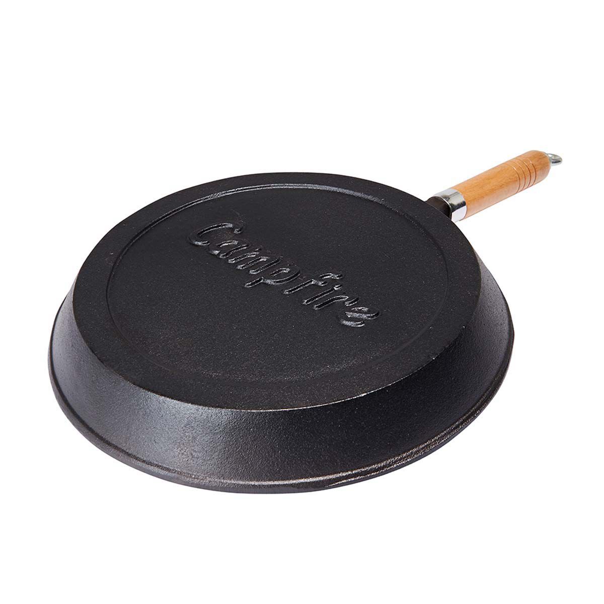 Campfire Pre Seasoned Frypan 25cm, , bcf_hi-res
