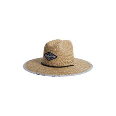 Quiksilver Men's Waterman Outsider Straw Hat, Ashley Blue, bcf_hi-res