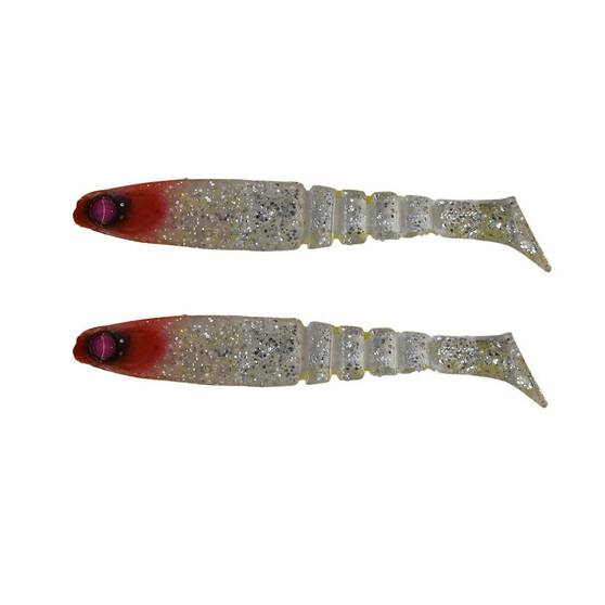 Akame Guppy Soft Plastic Lure 12cm 2 Pack Red Head, Red Head, bcf_hi-res