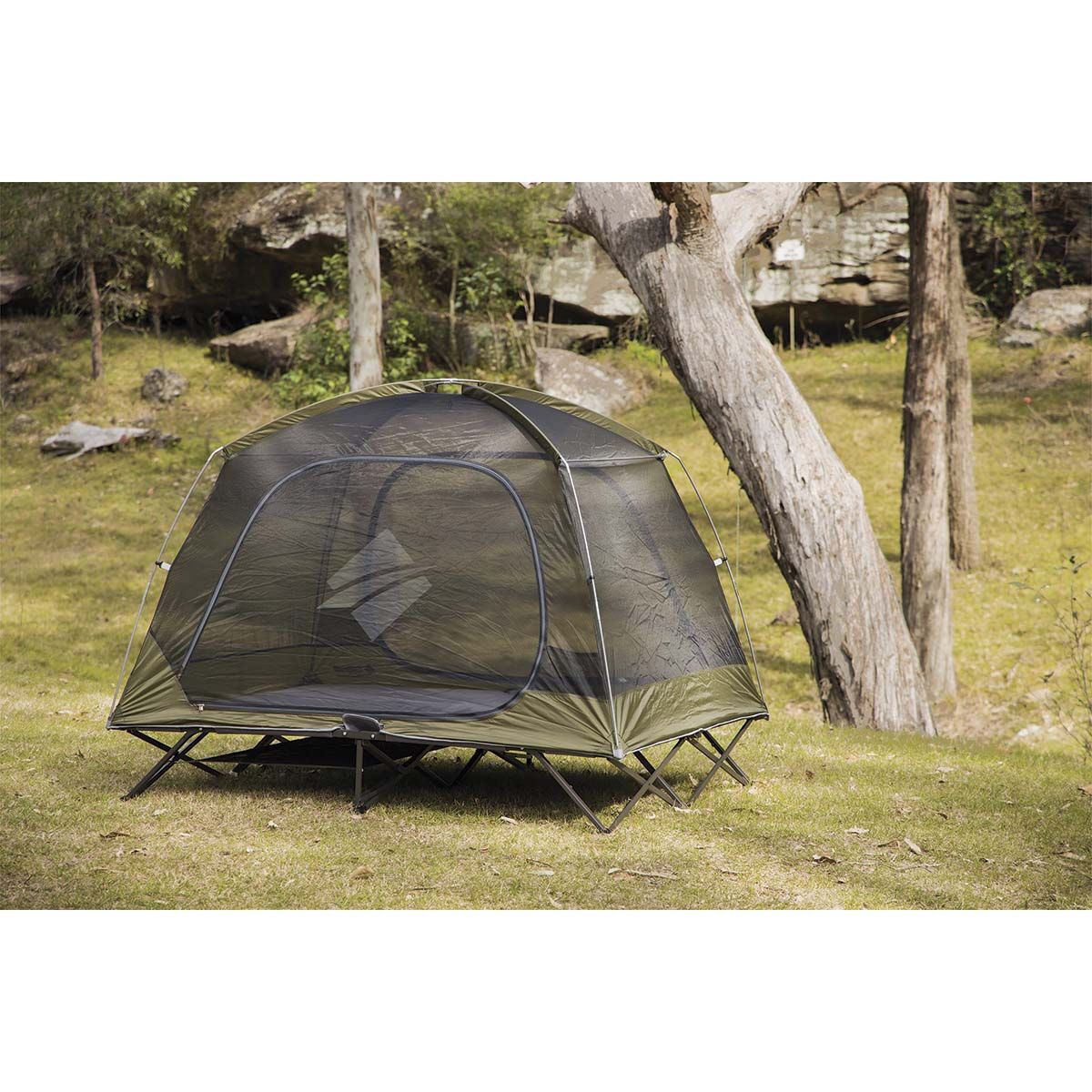 OZtrail Easy Fold Stretcher Tent 2 Person, , bcf_hi-res