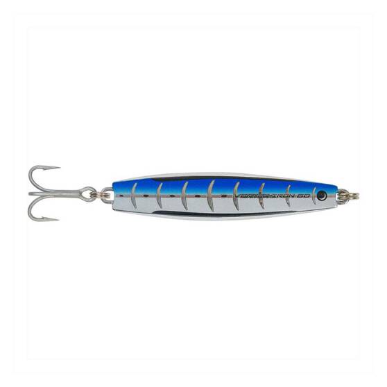 Samaki Vortex Iron Casting Lure 85g Blue White, Blue White, bcf_hi-res