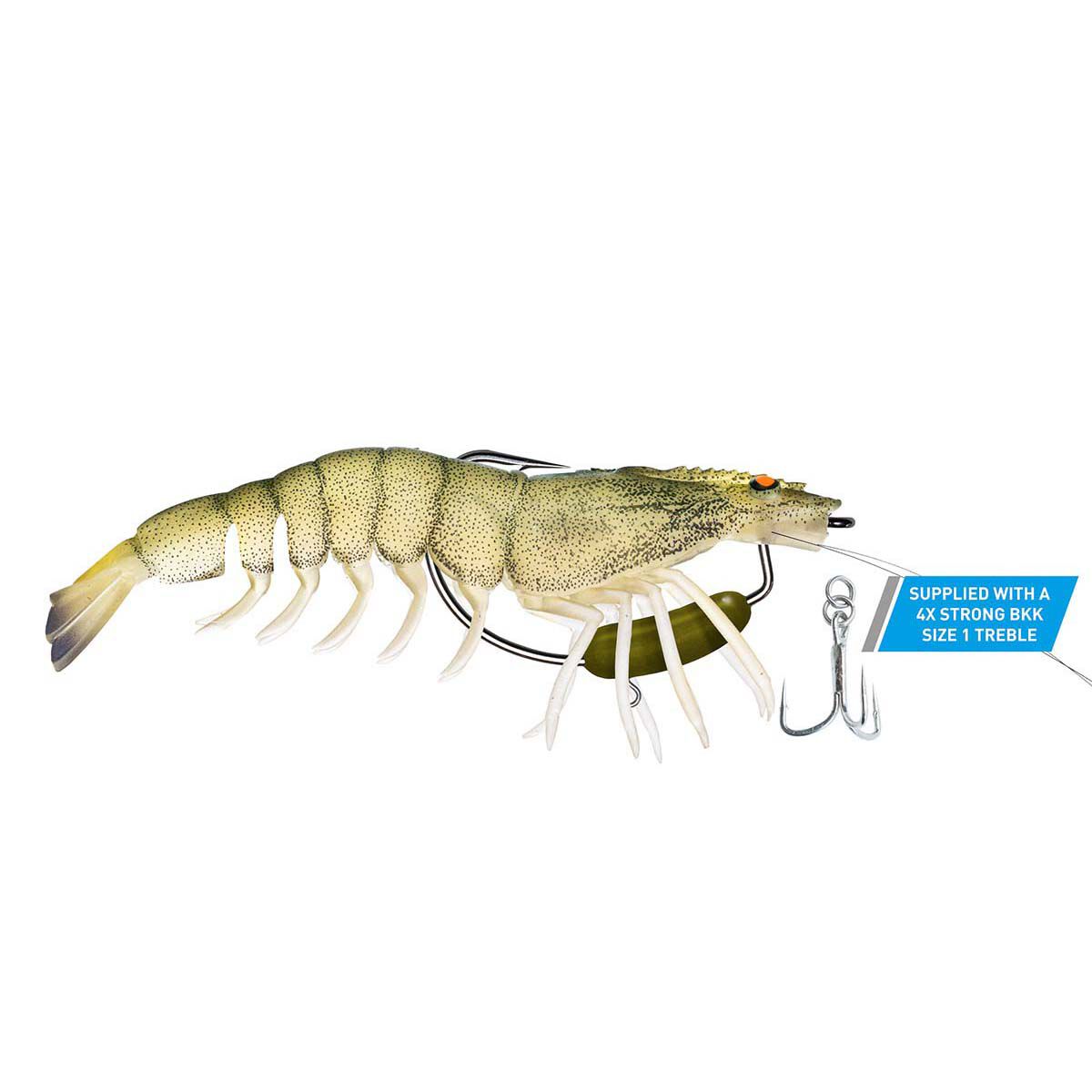 Chasebait Flick Prawn Heavy Lure 180mm Tiger Prawn, , bcf_hi-res