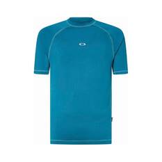 Oakley Men’s Elements Ventura Short Sleeve Rashie Balsam Green XS, Balsam Green, bcf_hi-res