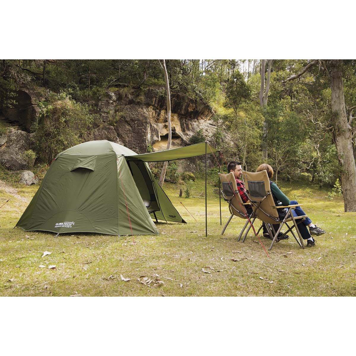 OZtrail Easy Fold Stretcher Tent 2 Person, , bcf_hi-res