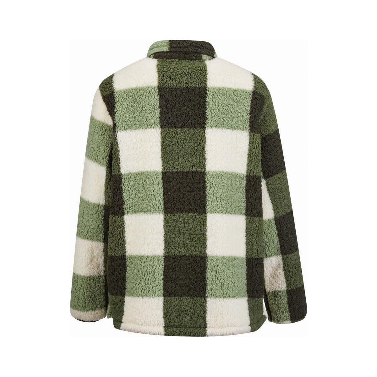 OUTRAK Women's Fleece Lined Shacket Green Check BCF
