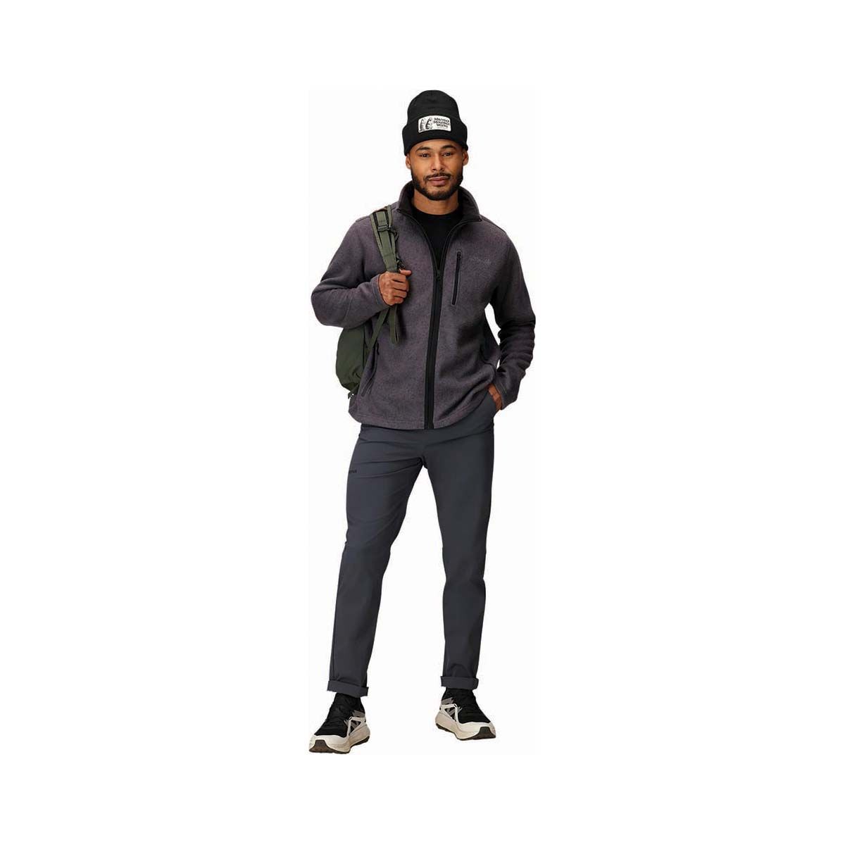 Marmot Men&rsquo;s Drop Line Jacket Black Heather S, Black Heather, bcf_hi-res