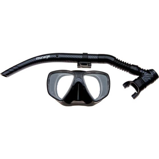 Mirage Carbon Snorkelling Set, , bcf_hi-res