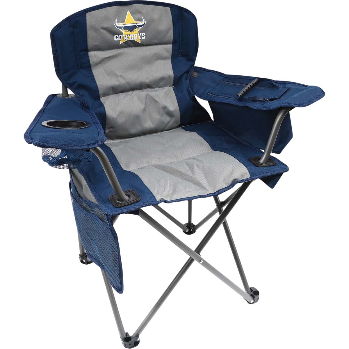 NRL North Queensland Cowboys Kids Camp Chair 70kg, , bcf_hi-res