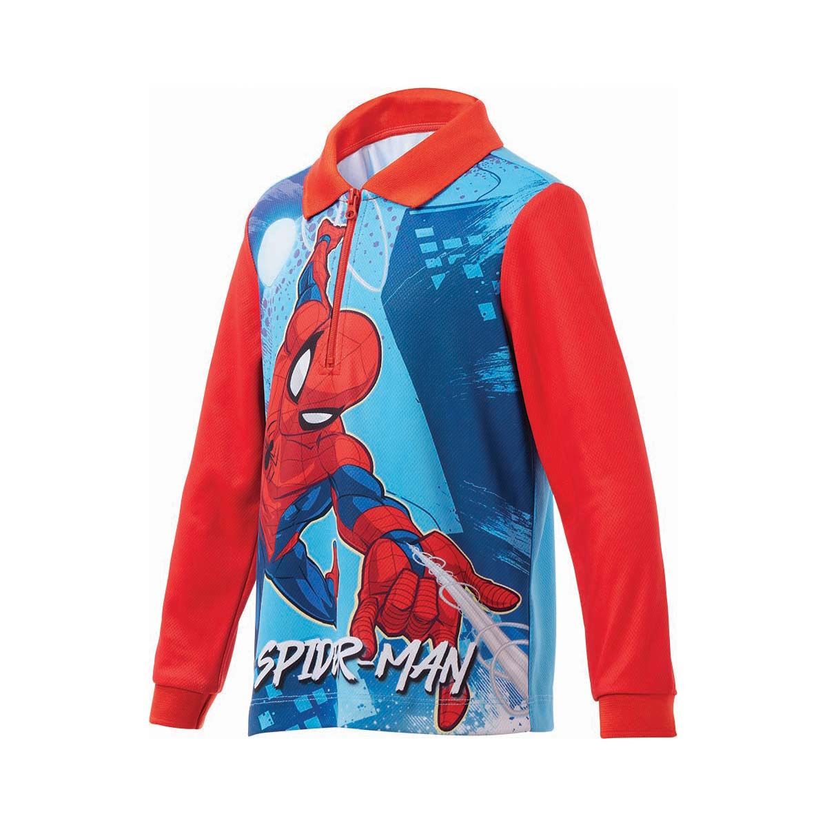 Spiderman Kids&rsquo; Fishing Shirt, Red, bcf_hi-res