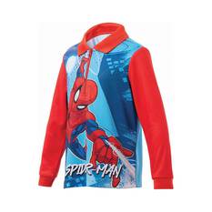 Spiderman Kids’ Fishing Shirt, Red, bcf_hi-res