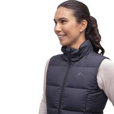 Macpac Women's Aurora Hooded Down Puffer Vest V2, Black, bcf_hi-res