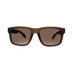 The Mad Hueys Men’s Marlin Polarised Sunglasses Brown with Brown Lens, , bcf_hi-res