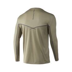 Huk Men's Icon X Long Sleeve Sublimated Polo, Overland Trek, bcf_hi-res