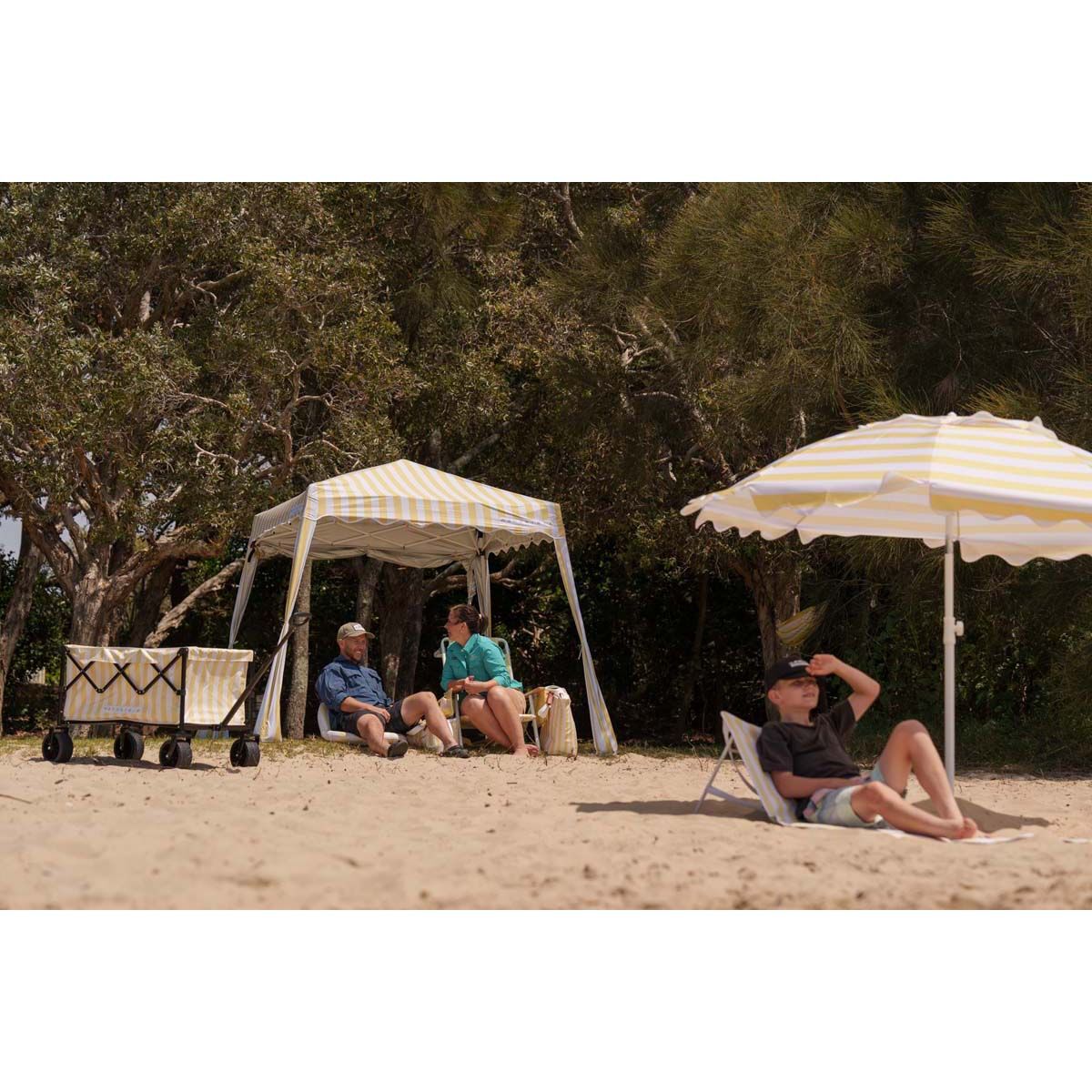 Wanderer Summer Yellow Stripe Gazebo, , bcf_hi-res