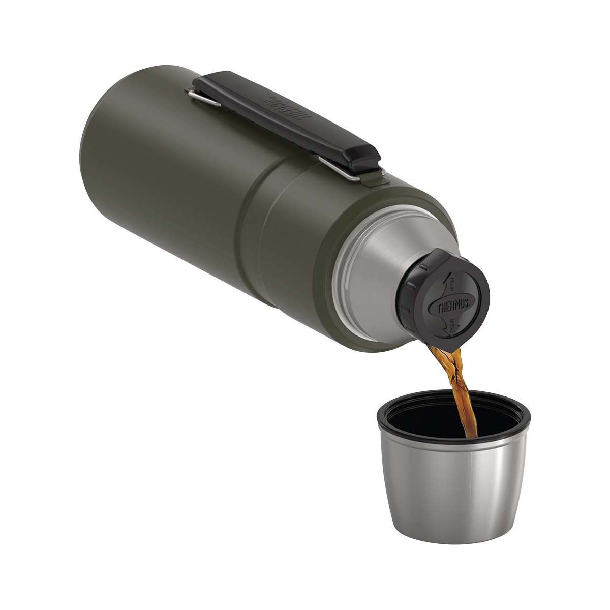 Thermos King Stainless Steel Flask 1.2L, , bcf_hi-res