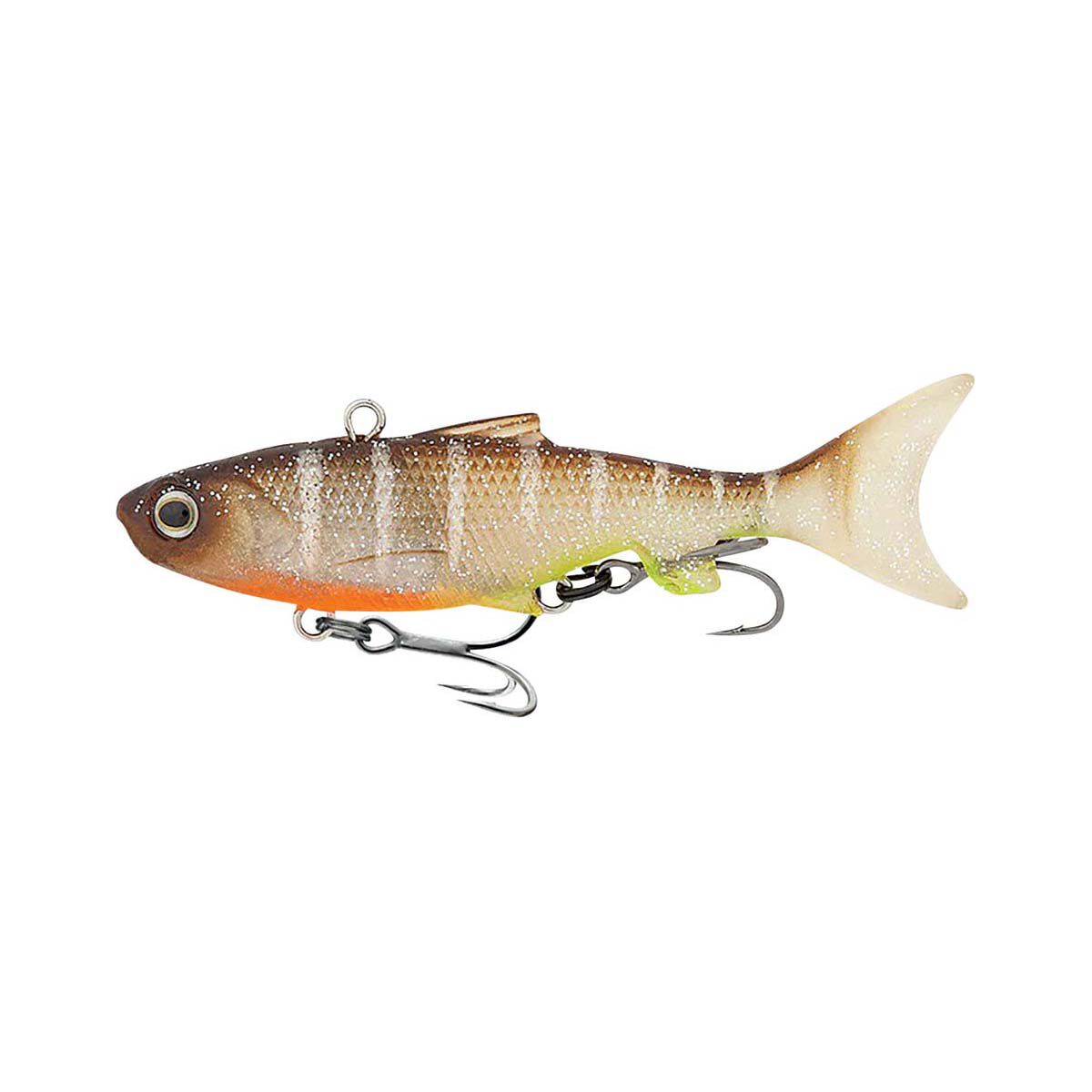 Samaki Vibelicious Thumper Tail Soft Vibe Lure 100mm 20g Sandstorm UV, Sandstorm UV, bcf_hi-res
