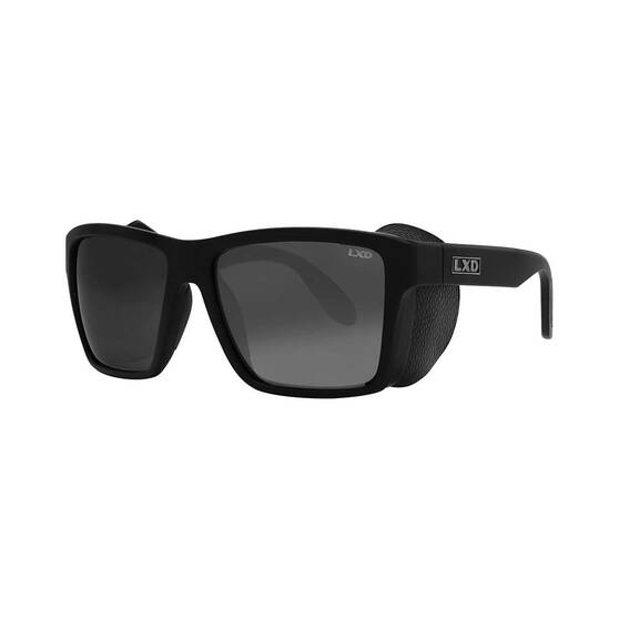 LXD Unisex Caspian Sunglasses Matt Black with Photochromatic Lens, , bcf_hi-res