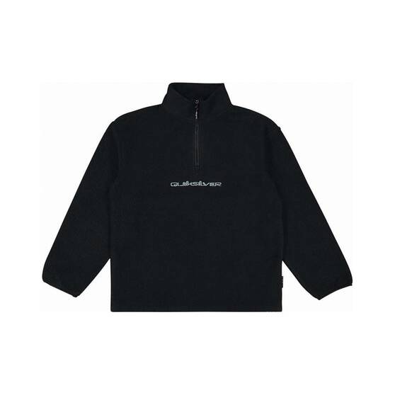 Quiksilver Youth Quarter Zip Fleece, Black, bcf_hi-res