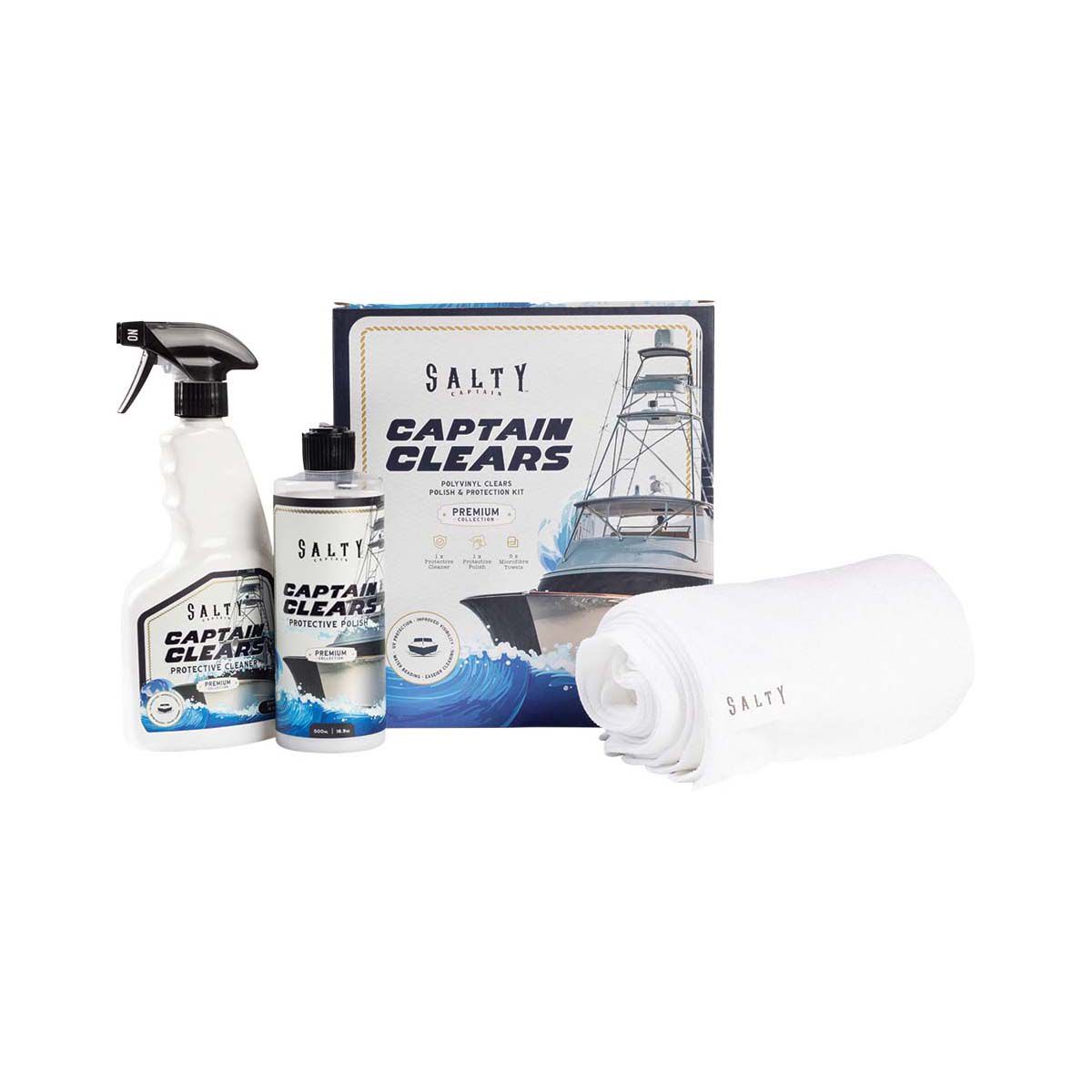 Salty Captain Captain Clears Polyvinyl Clears Cleaning Kit BCF