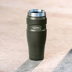 Thermos King Stainless Steel Tumbler 470ml Matte Army, , bcf_hi-res
