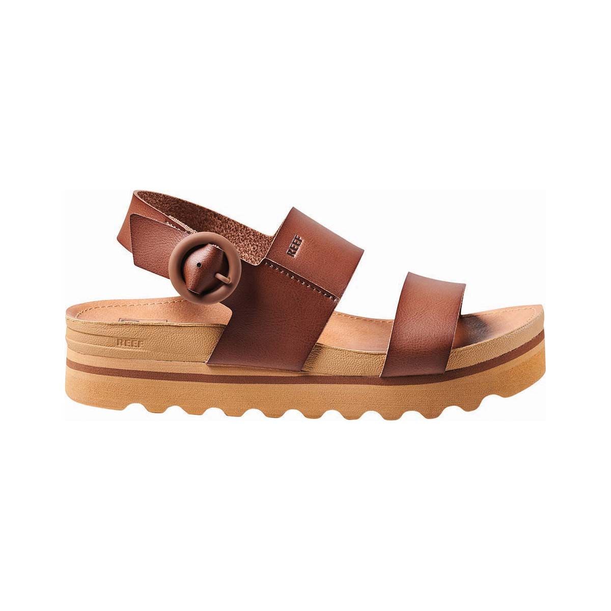 REEF Women's Cushion Vista Buckle Thongs Espresso 6, Espresso, bcf_hi-res