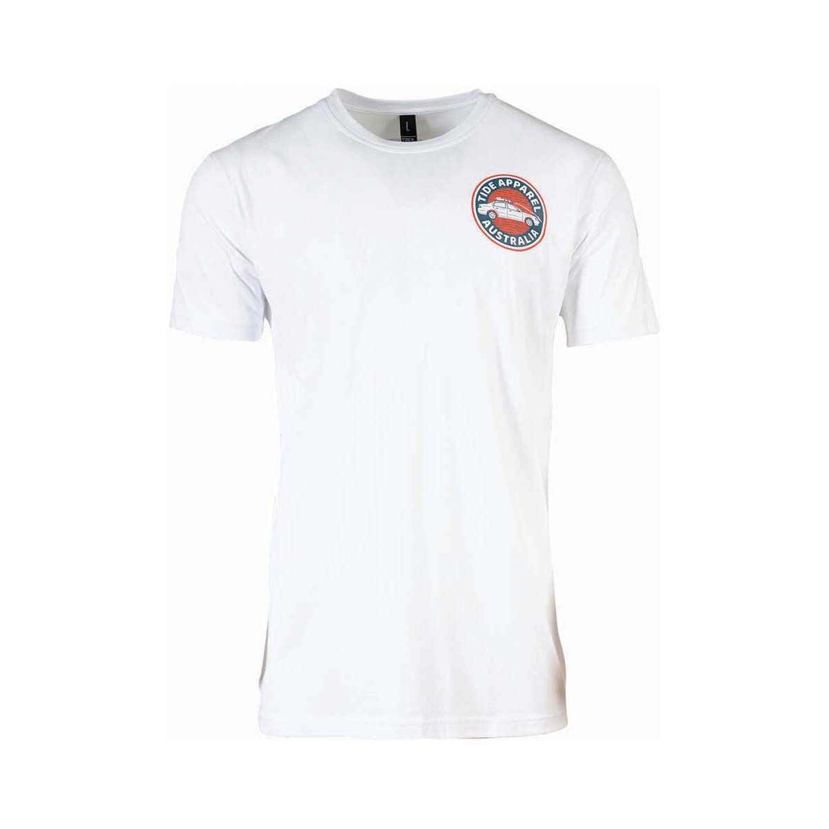 Tide Apparel Men's Falcon Short Sleeve Tee White S, White, bcf_hi-res