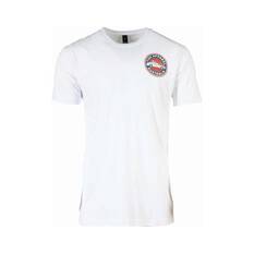 Tide Apparel Men's Falcon Short Sleeve Tee White S, White, bcf_hi-res
