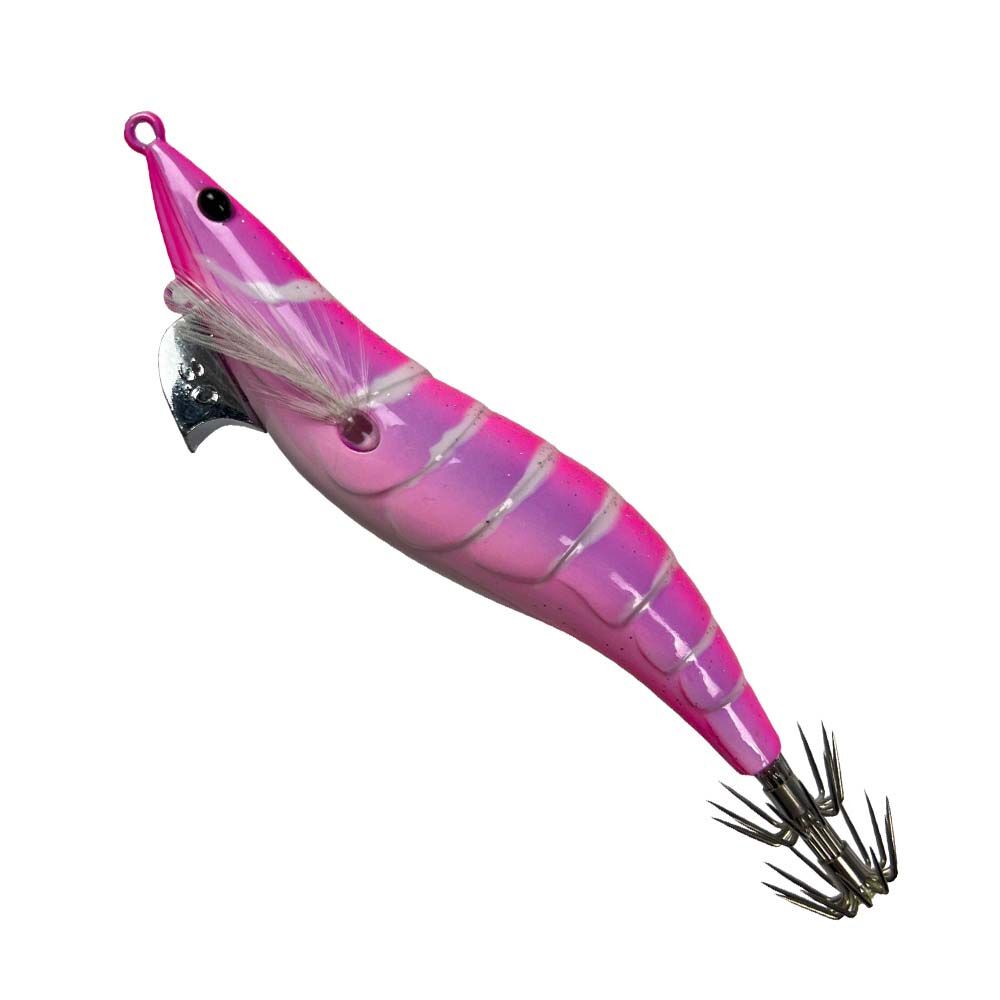 Ocean's Legacy Egi Seek Squid Jig 3.5 Pink Glow, Pink Glow, bcf_hi-res